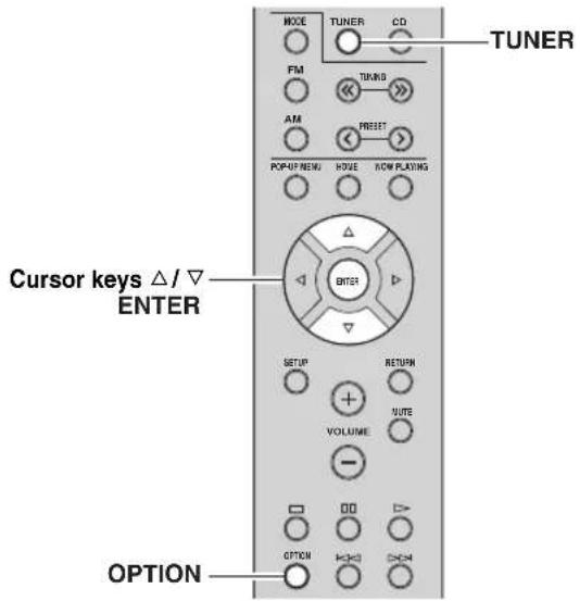 YAMAHA RN301S - Clearing a preset station - 1
