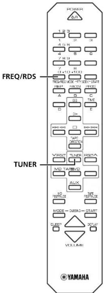 YAMAHA RXE600 - Empfang von RDS-Daten - 1