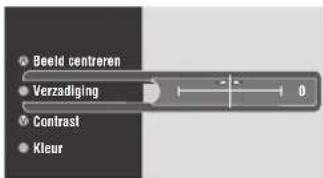 YAMAHA DVRS150 - Bedieren van het In-beeld menu - 4