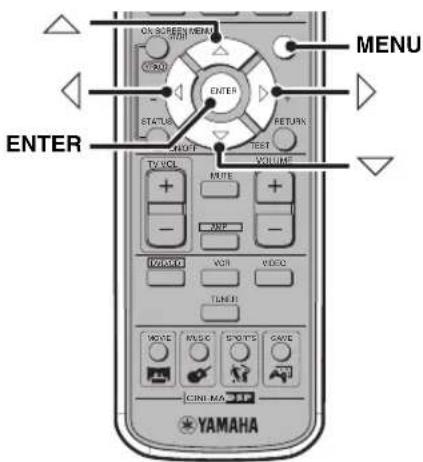YAMAHA DVRS150 - For att anvanda en DVD-meny DVD-V - 1