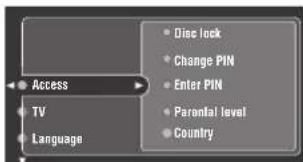 YAMAHA DVRS150 - Setting the Parental Control level - 3