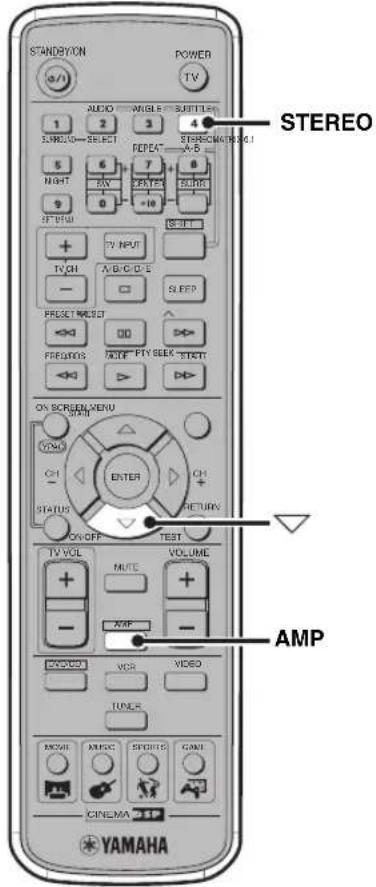 YAMAHA DVRS150 - Checking the Audio Input Signal Type - 1