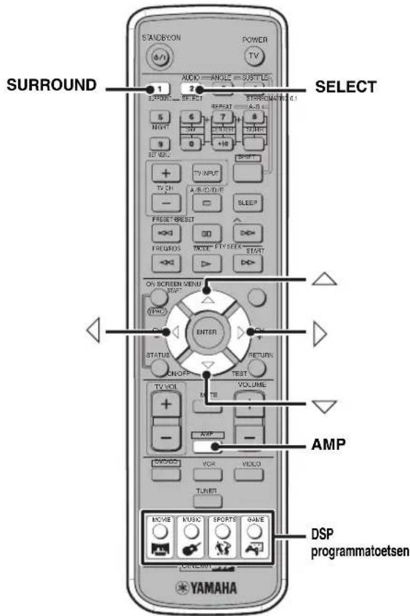 YAMAHA DVRS150 - DSP Programma vertragingsinstellungen - 1