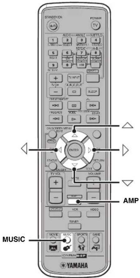 YAMAHA DVRS150 - ■ Einstellen der Laufsprecherbalance für 5-Kanal-Stereo-DSP-Programme - 1