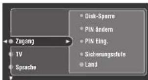 YAMAHA DVRS150 - Einstellung der Kindersicherungsebene - 3