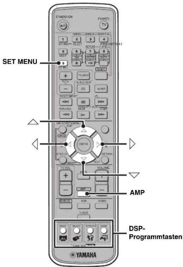YAMAHA DVRS150 - Bedienung des Set-Menüs - 1