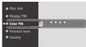 YAMAHA DVRS150 - Setting the Parental Control level - 4