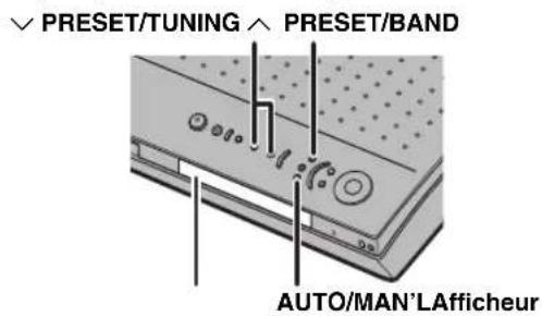 YAMAHA DVRS150 - Accord automatique sur une station (syntonisation automatique) - 1