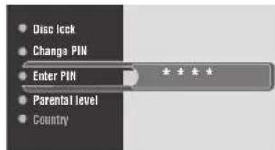 YAMAHA DVRS150 - Setting the Parental Control level - 5