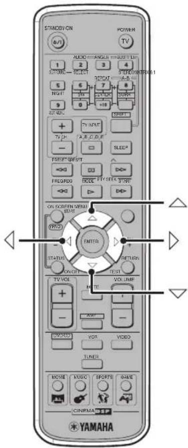 YAMAHA DVRS150 - Réglages de pro logic II music - 1