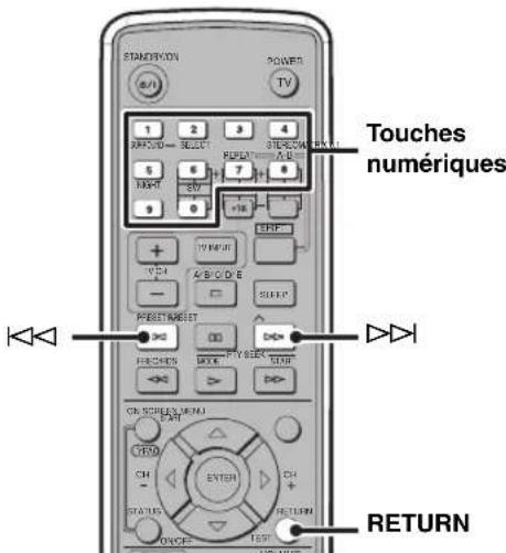 YAMAHA DVRS150 - Pour utiliser le menu de commande de lecture d'un video CD VCD - 1