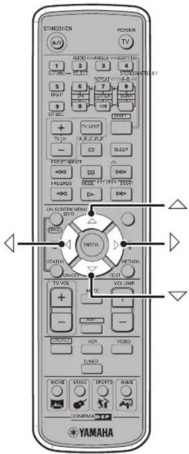 YAMAHA DVRS150 - Konfigurering av Dolby Pro Logic II Music-Inställningar - 1