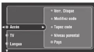 YAMAHA DVRS150 - Définition du niveau de restriction parentale - 3