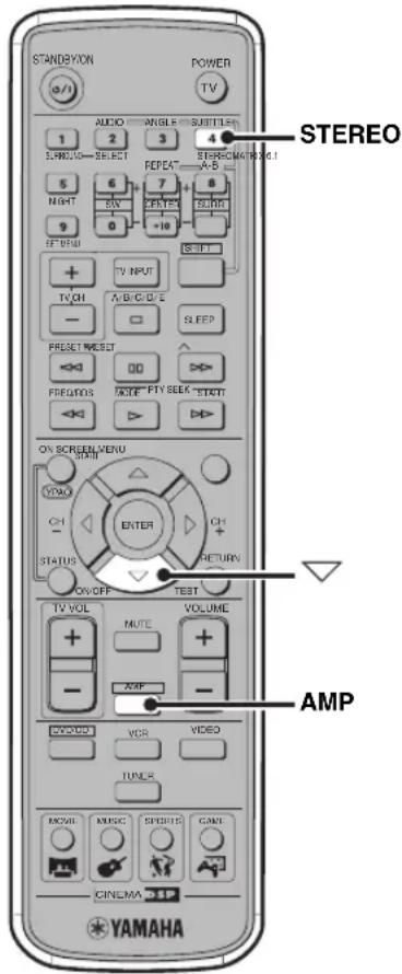 YAMAHA DVRS150 - Kontroll av typen av ingaende ljudsignaler - 1