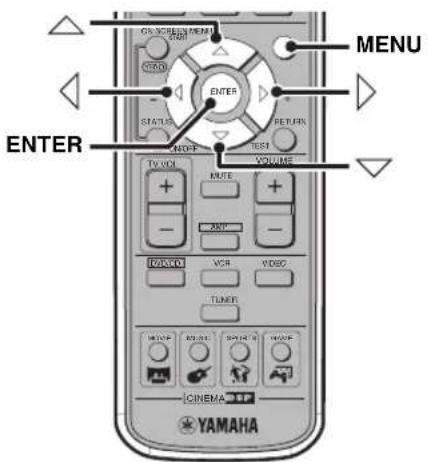 YAMAHA DVRS150 - Bedieren des DVD-Menus DVD-V - 1