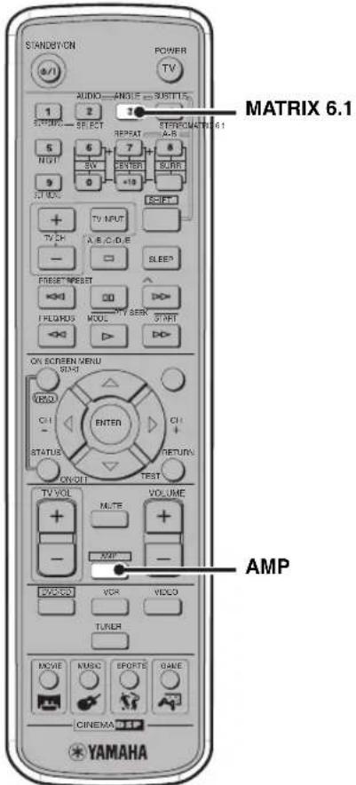 YAMAHA DVRS150 - Profiter des sources à 6.1 voies, ou 5.1 voies, grâce à toutes les enceintes, y compris une enceinte virtuelle (matrix 6.1) - 1