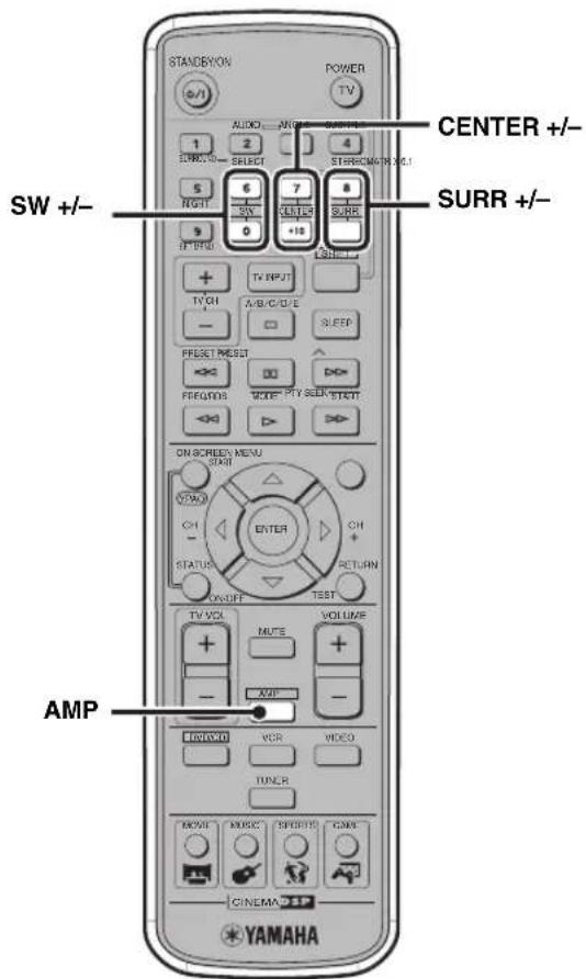 YAMAHA DVRS150 - Adjusting the speaker balance during playback - 1