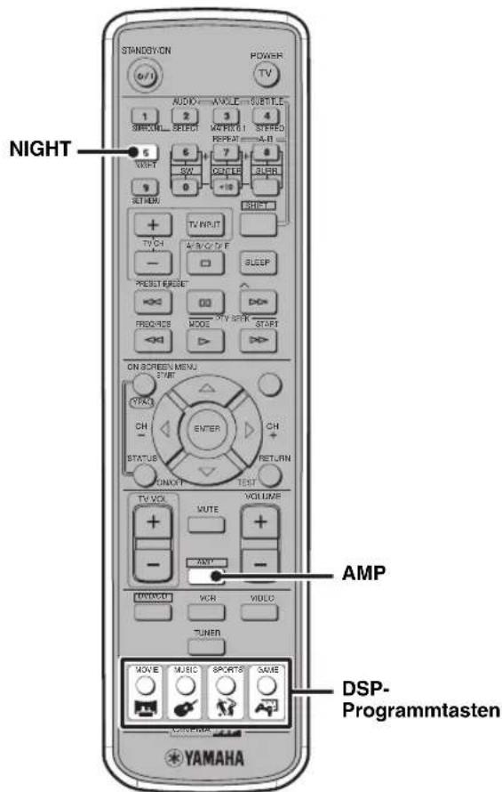YAMAHA DVRS150 - Hören mit niedriger Lautstärke (Hören bei Nacht) - 1