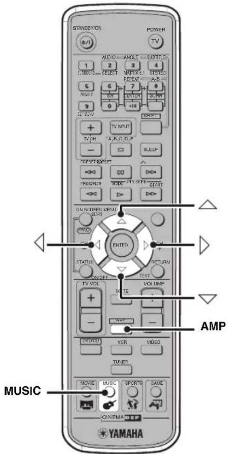 YAMAHA DVRS150 - To adjust the speaker balance for 5ch Stereo DSP programs - 1