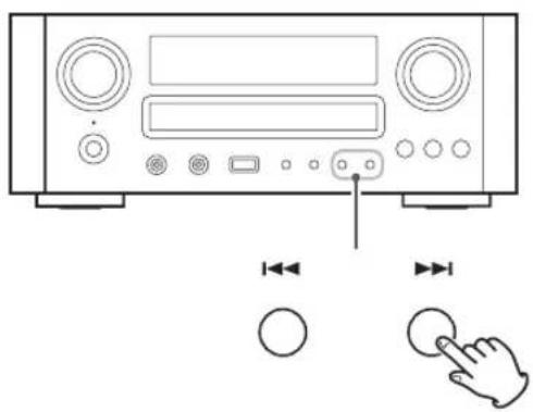 TEAC CRH700B - Para saltar a la canción siguiente o anterior - 1