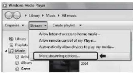 TEAC CRH700B - Vorbereitungen für den Zugriff auf Shared Media (Windows 7) - 1