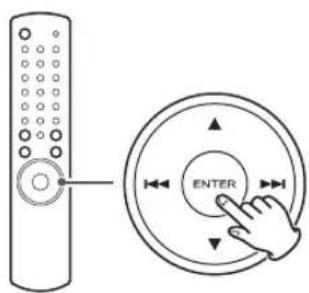 TEAC CRH700B - Appuyez sur la touche ENTER. - 1