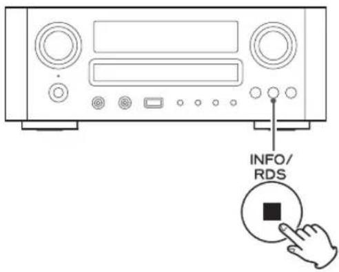 TEAC CRH700B - Para desactivar el ajuste de reloj automático, mantenga pulsado el botón RDS durante más de 8 segundos. - 1