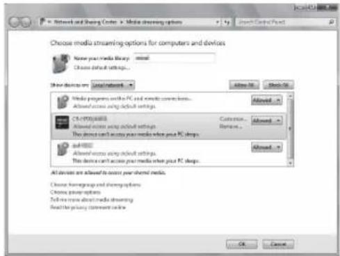 TEAC CRH700B - Préparatifs pour les supports partagés (Windows 7) - 2