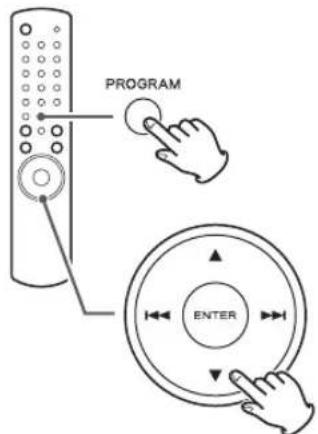 TEAC CRH700B - Zum Ändern oder Hinzufügen eines Tracks/einer Datei zu dem Programm - 1