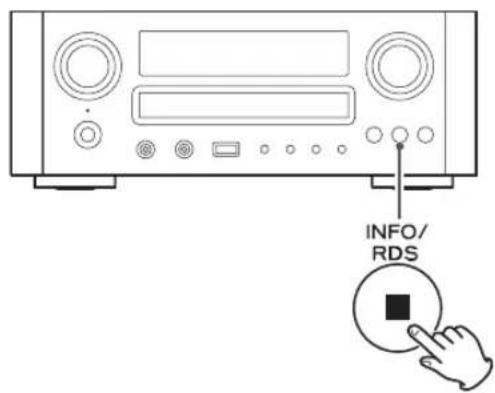 TEAC CRH700B - Press the RDS button. - 1