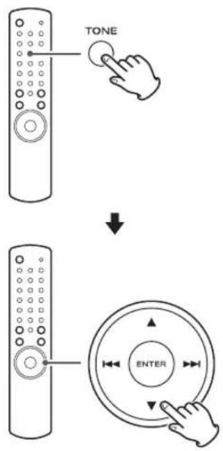 TEAC CRH700B - G Cómo ajustar el sonido grave, el sonido agudo y el equilibrio de sonido - 1