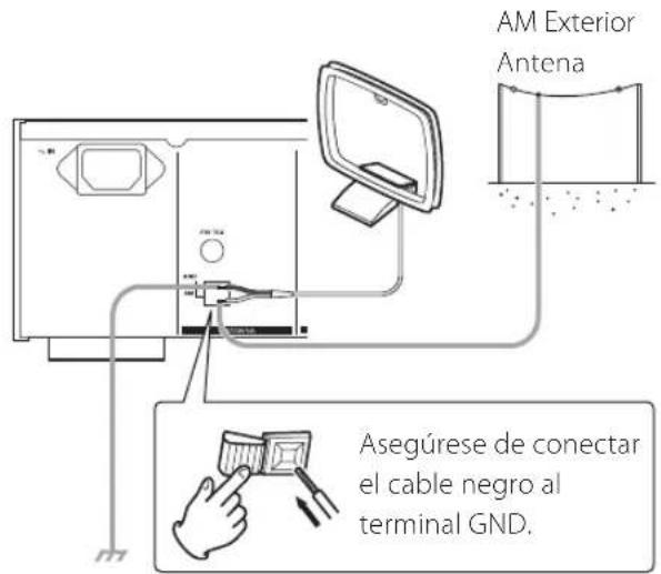 TEAC CRH700B - Antena de cuadro de AM interior - 2