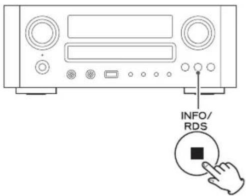 TEAC CRH700B - Cambio de la información visualizada - 1