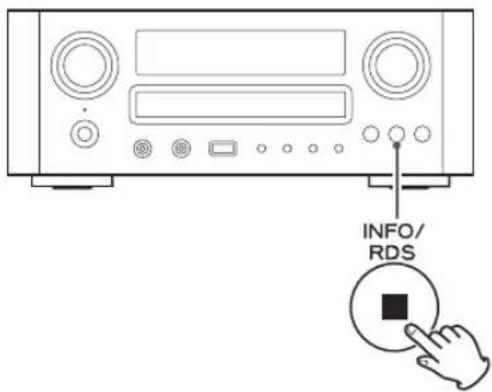 TEAC CRH700B - Per disattivare la funzione di regolazione automatica dell'orologio occorre premere per oltre 8 secondi il tasto RDS. - 1