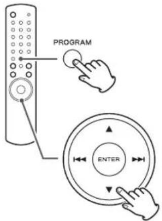 TEAC CRH700B - Pour changer ou ajouter une plage/fichier au programme - 1