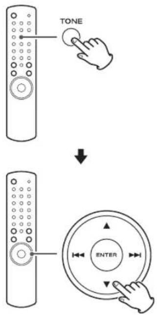 TEAC CRH700B - G Come regolare i bassi, gli alti e il bilanciamento del suono - 1