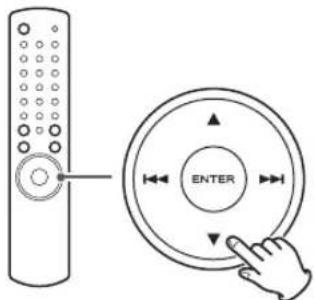 TEAC CRH700B - Wenn Sie eine Datei auswählen wollen, drücken Sie die Scroll-Tasten (▲/▼). - 1