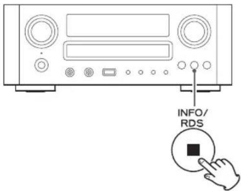 TEAC CRH700B - Halten Sie zum Deaktivieren des automatischen Uhrzeit-abgleichs die RDS-Taste länger als acht Sekunden gedrückt. - 1