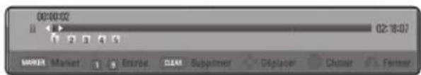 PIONEER XVBD515FSW - Suppression d'un repere - 1