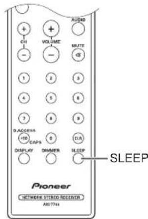 PIONEER SXN30DAB - Temporalizador de apagado - 1