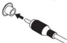 PIONEER SX315 - Coaxial and Optical digital audio cables - 1
