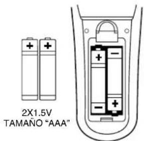 SHERWOOD RX4105 - CARGA DE LAS PILAS - 2