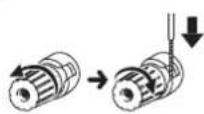 PANASONIC SAHR50 - Raccordez les enceintes au récepteur. - 1
