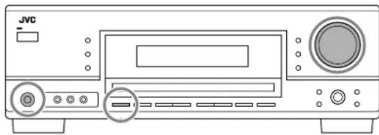 JVC RX5062 - Einstellen der Lautstärke - 1