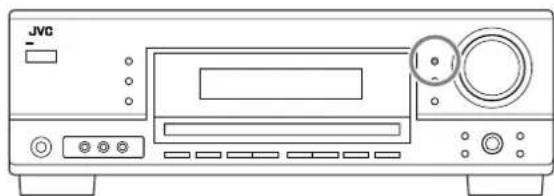 JVC RX5062 - Einstellen der Display-Helligkeit - 1