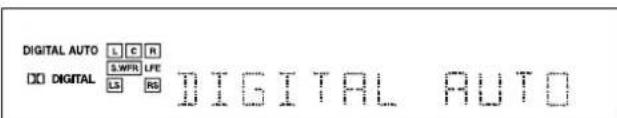 JVC RX5062 - D r ücken Sie die Taste INPUT DIGITAL, um „DIGITAL AUTO“ auszuwählen. - 1