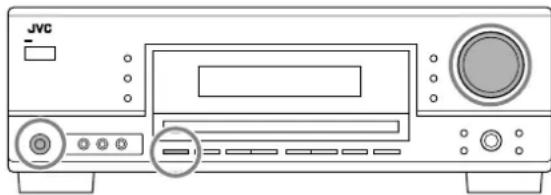 JVC RX5062 - Ajustement du volume - 1