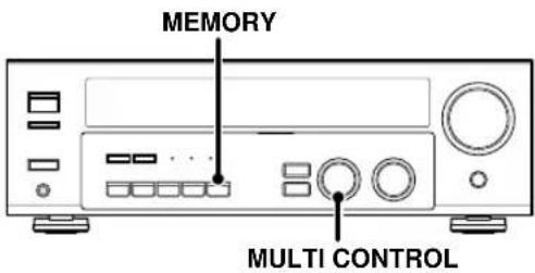 KENWOOD KRFV5570D - Mise en mémoire manuelle des fréquences de stations de radio - 1