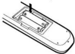 KENWOOD KRFV5570D - Préparation de la télécommande - 2