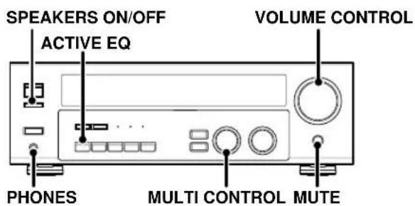 KENWOOD KRFV5570D - Adjusting the sound - 1